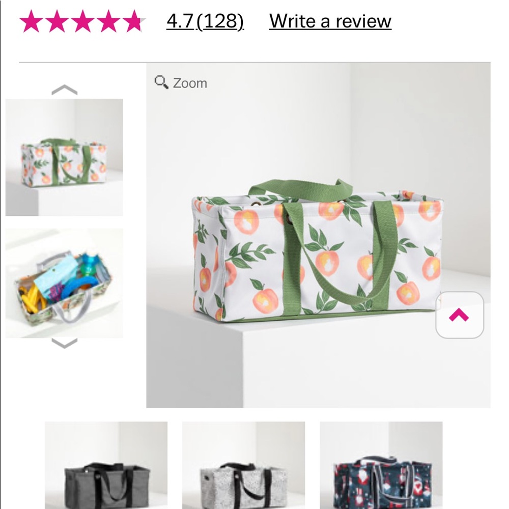 Peach Paradise  thirty one mini tote
